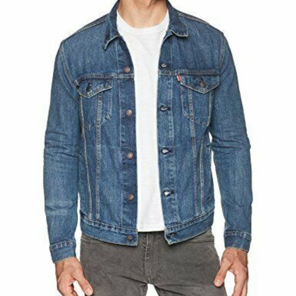 Levi's Other - NWT Levi's The Trucker Denim Jean Jacket 72334-0136 Men's Size Small H12125